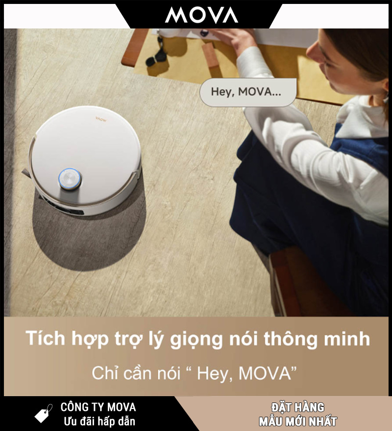 Mova V50 Ultra Robot hút bụi lau nhà