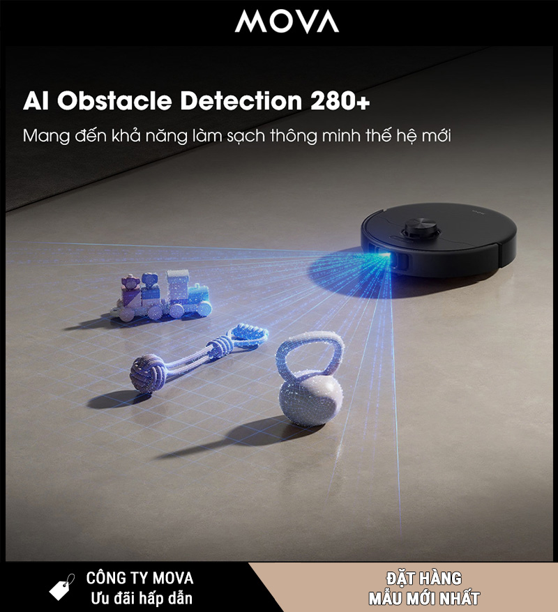 Mova P70 Pro Ultra Robot hút bụi lau nhà
